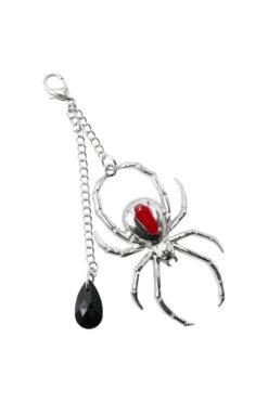 Spider Charm Web Claw Clip [Silver] -Vampirefreaks Sale Store soider hair clip