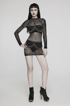 Metalhead Chainmail Belt -Vampirefreaks Sale Store spike punk belt