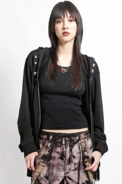 Tripp NYC Night Hoodie 14 Tripp NYC Night Hoodie -Vampirefreaks Sale Store spiked jacket