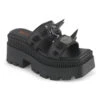 Widow Maker Spiked Platform Sandals [WRATH-13/BVL]