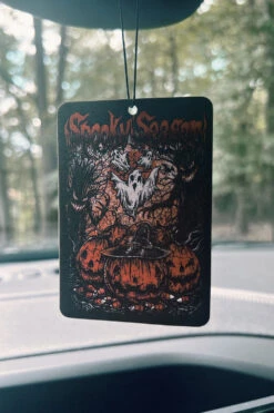 Spooky Season Air Freshener [PUMPKIN] -Vampirefreaks Sale Store spooky car freshener