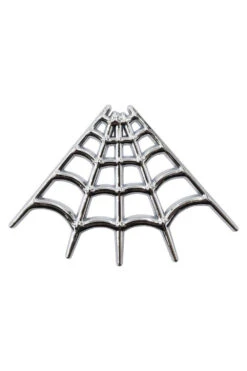 Spiderweb Chrome Stick On Emblem