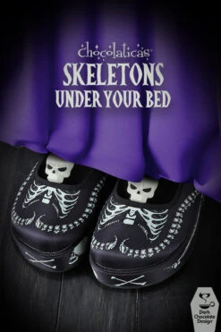 Chocolaticas® Skeletons Under Your Bed Women's Mary Jane Pump -Vampirefreaks Sale Store spooky cute shoes a15b184c e734 44dc 84f3 12c0d372a117