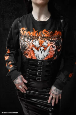 Spooky Season Sweatshirt -Vampirefreaks Sale Store spooky ghost sweater