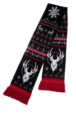 Beelzebuck Ugly Holiday Scarf