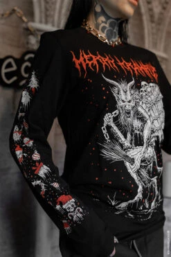 Merry Krampus T-shirt -Vampirefreaks Sale Store spooky holiday shirt 91361a30 a913 4443 8288 43e7e6d605cc