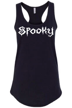Spooky T-shirt -Vampirefreaks Sale Store spooky racerback tank black front resize
