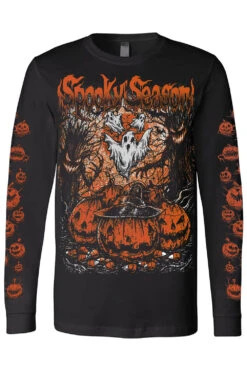 Spooky Season T-shirt -Vampirefreaks Sale Store spooky season longsleeve tshirt pumpkins