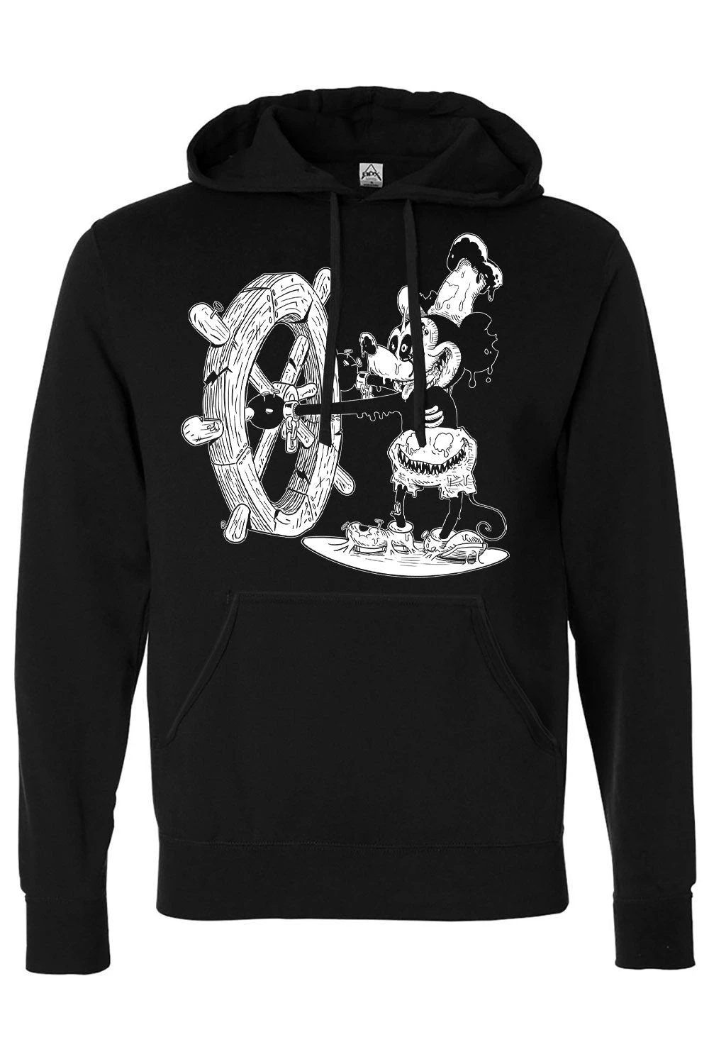 Steamboat Willie Mickey Zombie Hoodie 3 Steamboat Willie Mickey Zombie Hoodie - Image 3