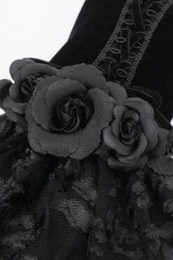 Tattered Witch Velvet Gloves -Vampirefreaks Sale Store steampunk black gloves