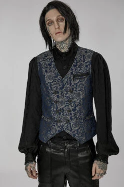 Edwardian Gloom Waistcoat [Corpse Blue]