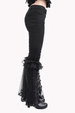 Black Mast Ruffle Flared Pants -Vampirefreaks Sale Store steampunk clothing 08d000f5 5c9d 4374 8105 670b0fbfa3e1