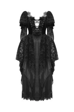 Flared Sleeve Tiered Gothic Gown -Vampirefreaks Sale Store steampunk dress 618da71e ce8f 4293 b8a2 f4c6752601eb