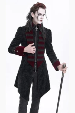 Blood Bound Vampire Goth Jacket [No Restocks] -Vampirefreaks Sale Store steampunk mens jacket