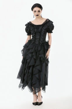 Ruffed Rococo Puff Sleeved Top -Vampirefreaks Sale Store steampunk top 0f4a6237 0d1c 4c4e 9467 34583430d112