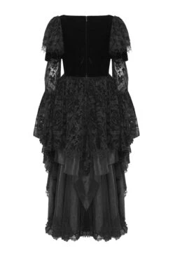 Flared Sleeve Tiered Gothic Gown -Vampirefreaks Sale Store steampunk wedding dress