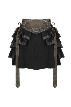Cabinet Of Curiosities Layered Ruffle Skirt -Vampirefreaks Sale Store steampunk womens clothes 6063e46b 7d12 46b8 9000 55574df34790