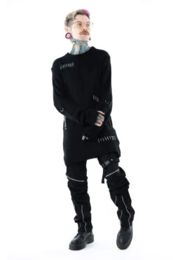 Auric Jumper Sweater [Unisex] -Vampirefreaks Sale Store stitched top