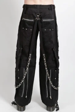 Tripp NYC Symbol Pants [Black/Black] -Vampirefreaks Sale Store strap tripp pants