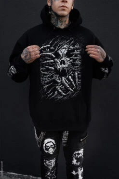 Darkness Within Hoodie -Vampirefreaks Sale Store street goth clothing