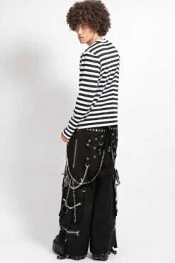 Tripp NYC Handcuff Pants [BLK/SILVER] -Vampirefreaks Sale Store streetgoth