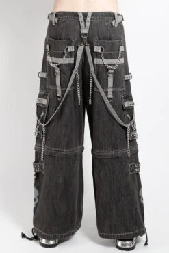 Tripp NYC Super Grey Skull Denim Pants [Black Denim] -Vampirefreaks Sale Store streetgoth pants f8488e6c 5702 4298 80f4 f1a83988b314