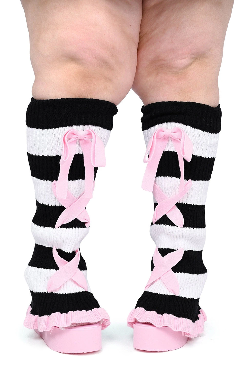 Bittersweet Stripe Leg Warmers 2 Bittersweet Stripe Leg Warmers - Image 2