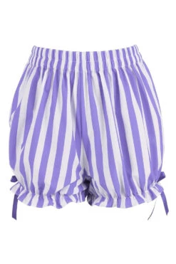 Striped Bloomers [Light Purple/White] -Vampirefreaks Sale Store stripe shorts 4d6808ab 5f34 435f 86f0 1fe9ca154634