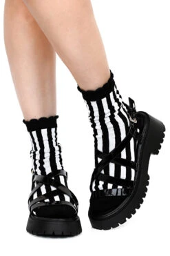 Vertical Stripes Socks -Vampirefreaks Sale Store stripe socks