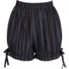 Striped Bloomers [Dark Gray/Black] -Vampirefreaks Sale Store striped bloomers