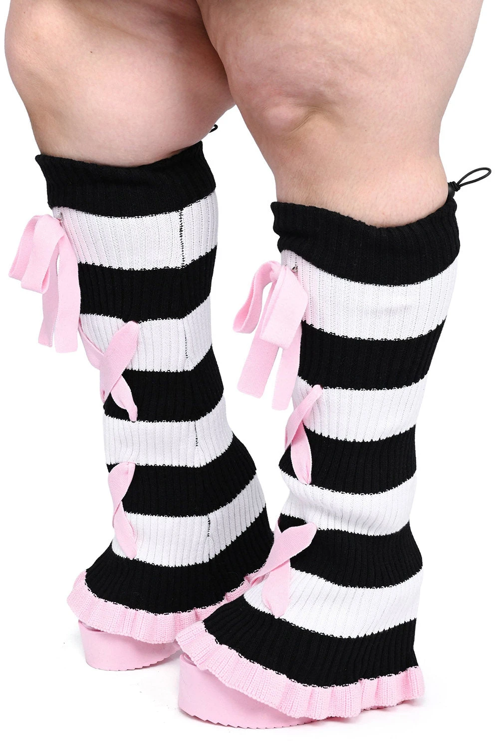 Bittersweet Stripe Leg Warmers 4 Bittersweet Stripe Leg Warmers - Image 4