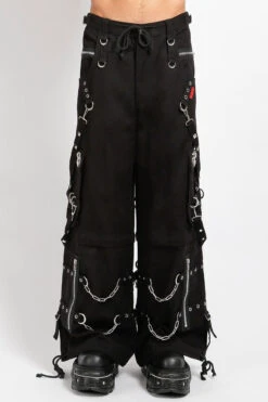 Tripp NYC Skull Stud Pants [BLACK/BLACK]