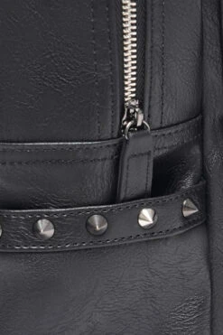 Catacombs Spiked Vegan Leather Backpack -Vampirefreaks Sale Store studded backpack