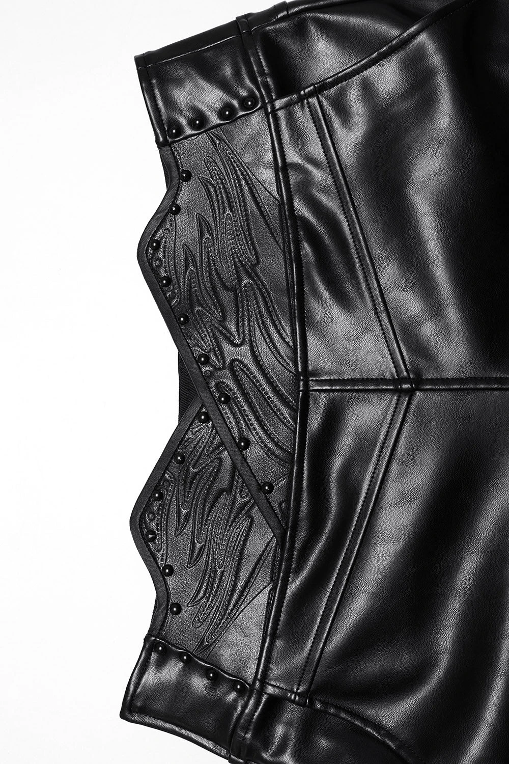 Badlands Studded Vegan Leather Moto Pants 6 Badlands Studded Vegan Leather Moto Pants - Image 6