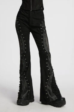 Decay Distressed Bell Bottoms