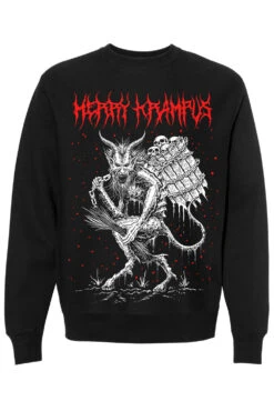 Merry Krampus Sweatshirt -Vampirefreaks Sale Store sweatshirt blank 502a7507 9601 46f9 9d32 5658b2b8c201
