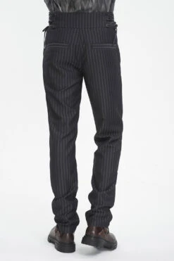 Boneash Striped Pants -Vampirefreaks Sale Store sweeney todd striped pants