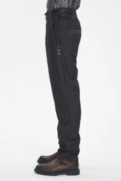 Boneash Striped Pants -Vampirefreaks Sale Store sweeney todd style