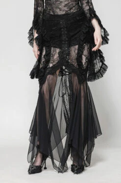 Dark Siren Irregular Hem Mermaid Skirt