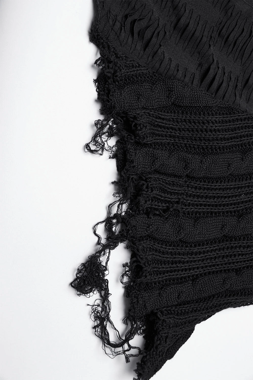 Siren's Wail Distressed Lace-Up Skirt 8 Siren's Wail Distressed Lace-Up Skirt - Image 8