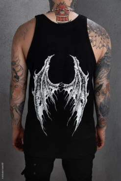 Dragon's Lair T-shirt -Vampirefreaks Sale Store tattered wings distressed shirt