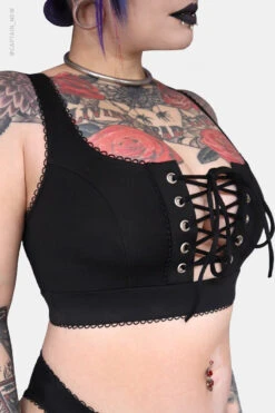 Renata Bikini Top -Vampirefreaks Sale Store tattoo bikini