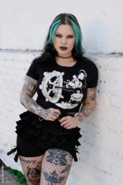 Steamboat Willie Mickey Zombie Crop Top -Vampirefreaks Sale Store tattoo clothes c5198976 9f88 44ce 896e 73cd1d7082d7