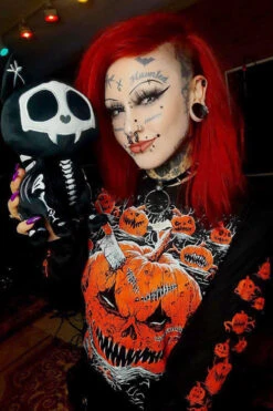 Possessed Pumpkin Patch T-shirt 29 Possessed Pumpkin Patch T-shirt -Vampirefreaks Sale Store tattoo clothing online store