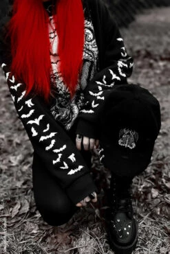 Grim Reaper Pierced Baseball Cap -Vampirefreaks Sale Store tattoo hat