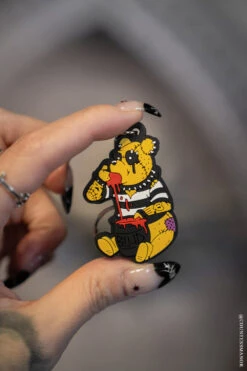 Winnie The Pooh's Bloody Honey Keychain -Vampirefreaks Sale Store tattoo keychain