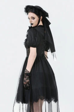 Victorian Tea Puff Sleeve Dress -Vampirefreaks Sale Store tea dress