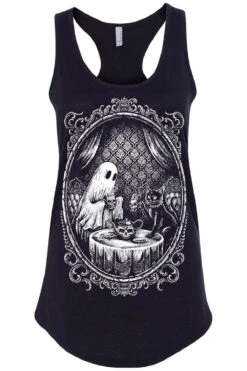 Ghostly Tea Time T-shirt 19 Ghostly Tea Time T-shirt -Vampirefreaks Sale Store tea time ghost racerback tank