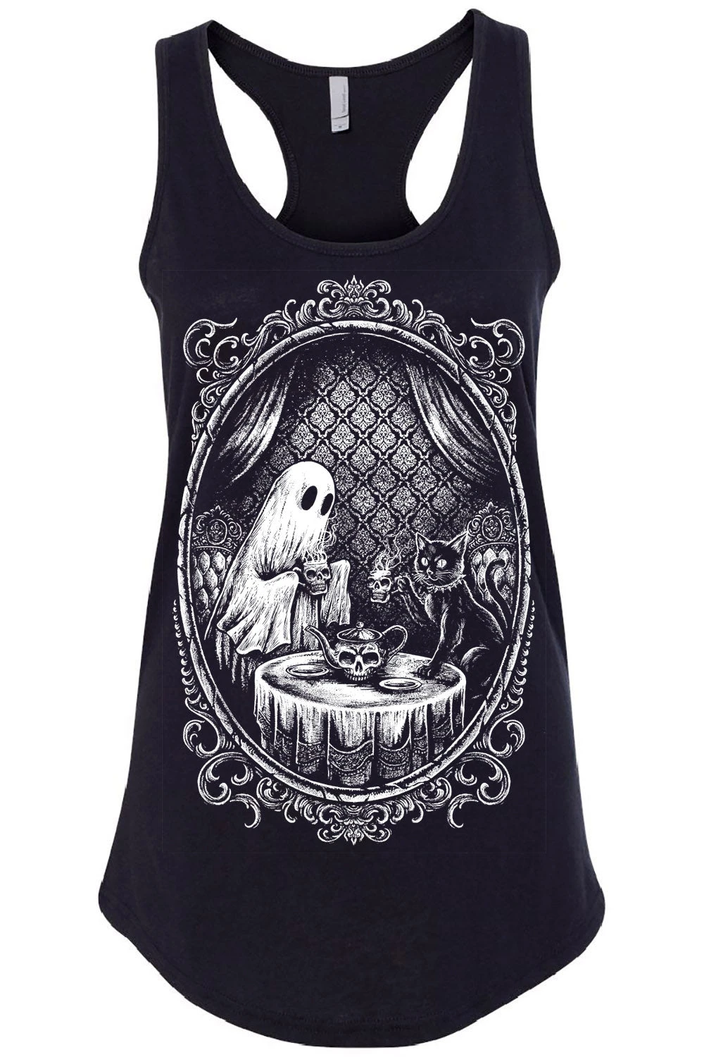 Ghostly Tea Time T-shirt 7 Ghostly Tea Time T-shirt - Image 7
