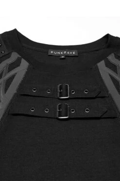 Cybertron Techwear Short Sleeve Shirt -Vampirefreaks Sale Store techweaer gothic short sleeve mens shirt